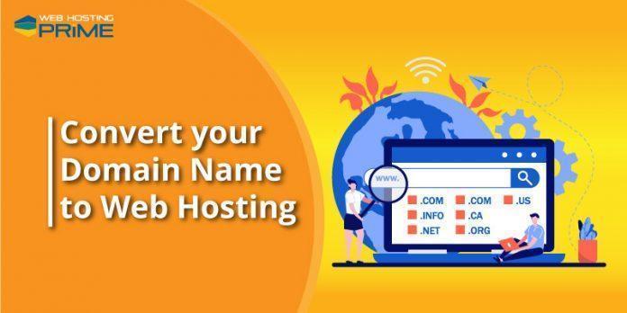 Convert your Domain Name to Web Hosting