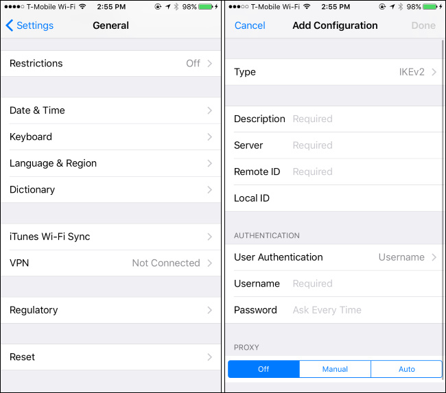 Setting Up a VPN on Your iPhone or iPad