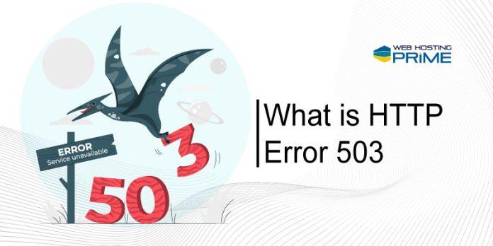 What is HTTP Error 503