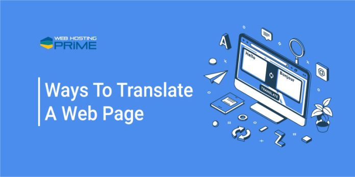 Ways To Translate A Web Page